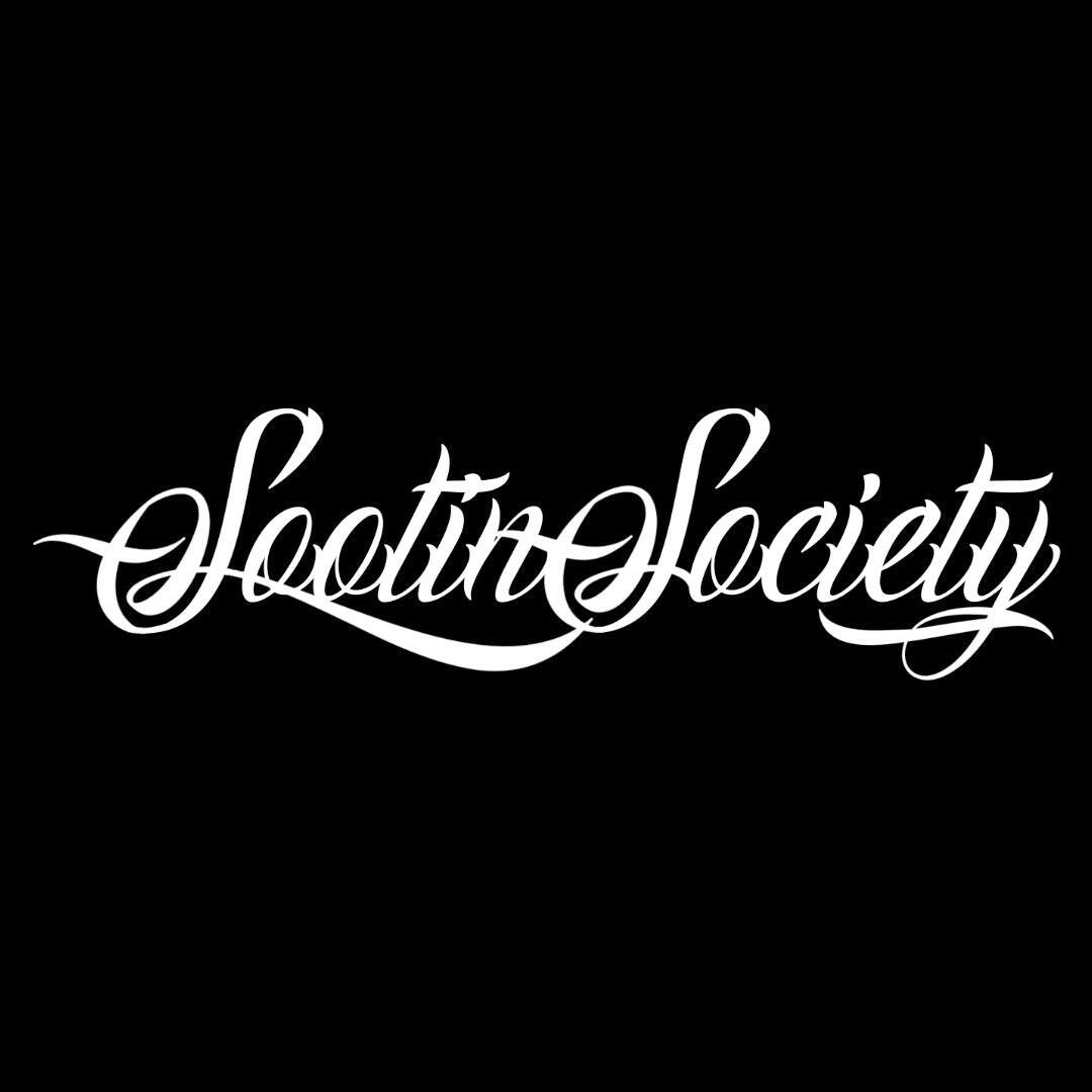 Sootin Society Banner - White.
